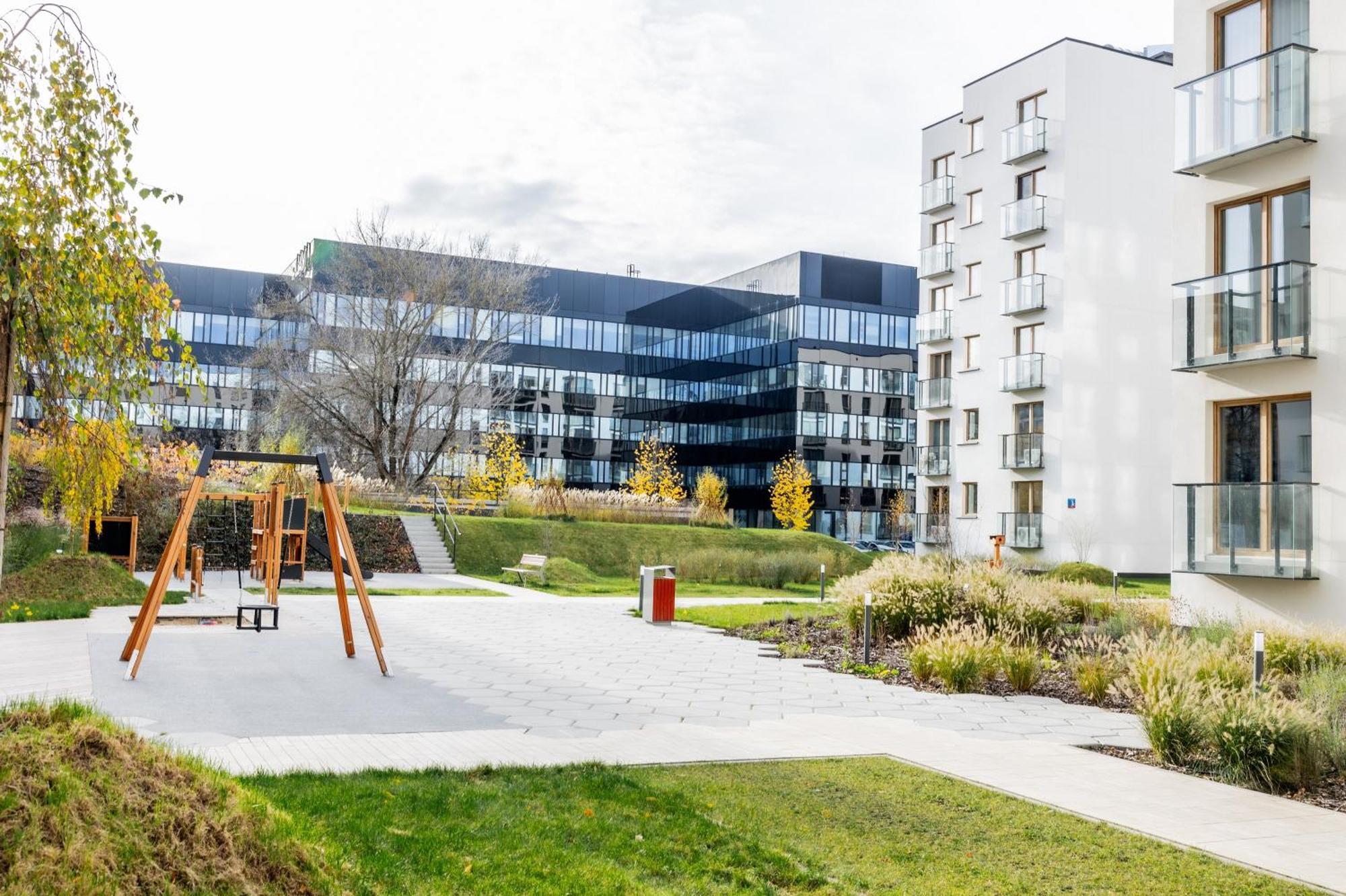 Aparthotel Mokotow Business Center By Noclegi Renters Варшава Экстерьер фото